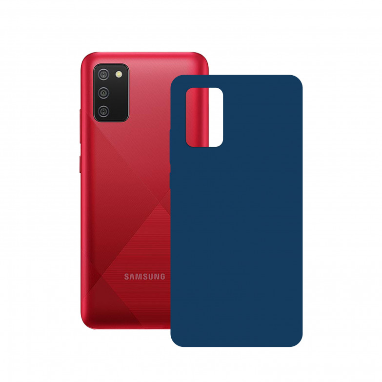 Funda para Samsung Galaxy A02S, Flexible, Azul