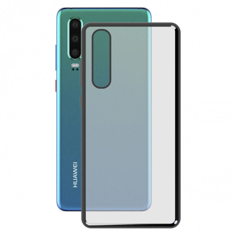 Funda para Huawei P30, Semirrígida, Transparente