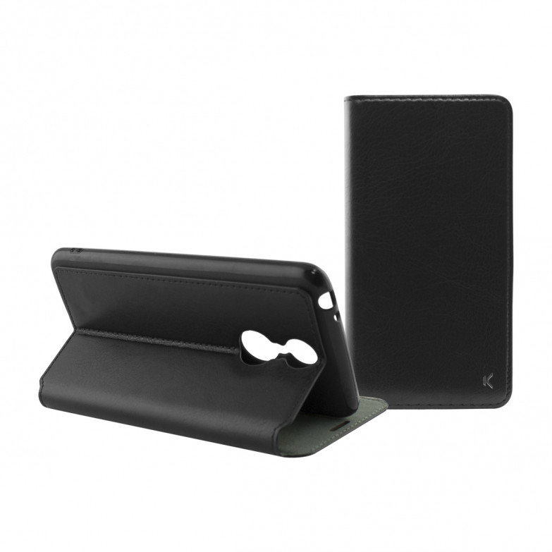 KSIX Flex Folio Case For Alcatel 3 Black