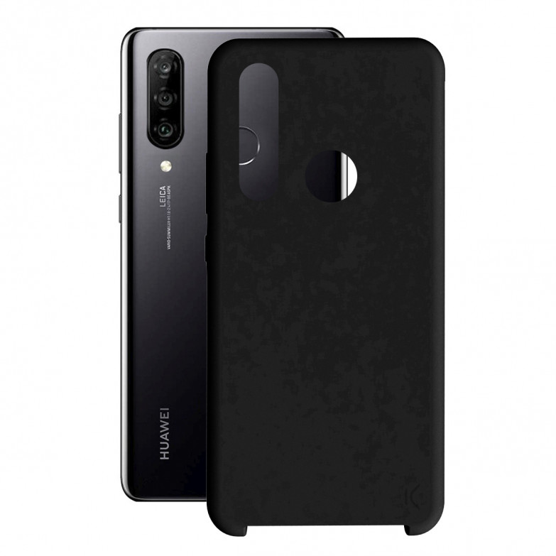 Funda para Huawei P30 Lite, Semirrígida, Negro