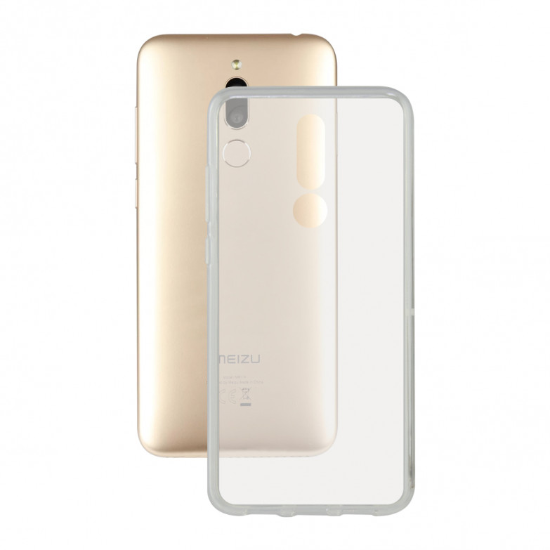 Funda para Meizu M6T, Semirrígida, Transparente