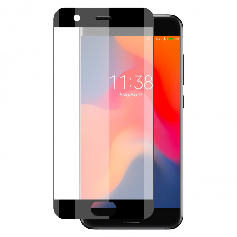 Protector de pantalla para Xiaomi Mi 6, Vidrio templado, Grosor 0.33 mm, Negro