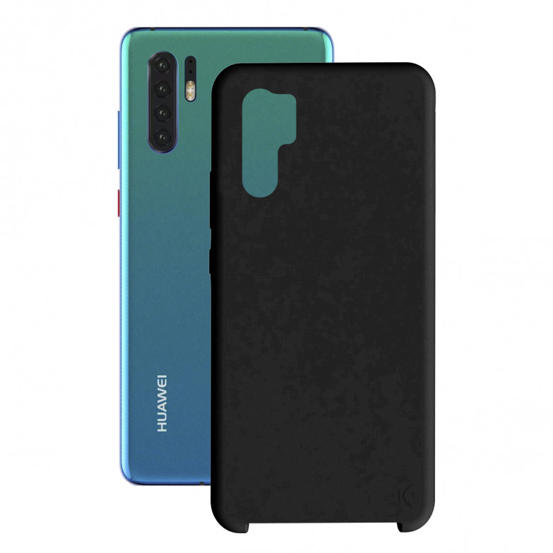 Funda para Huawei P30 Pro, Semirrígida, Negro