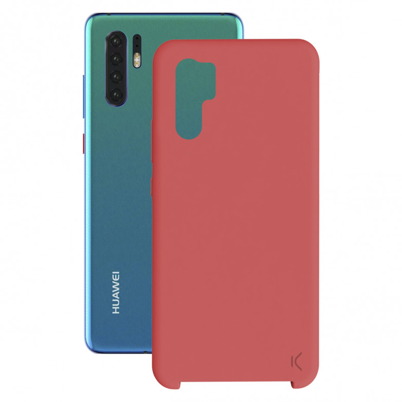 KSIX Soft Silicone Case For Huawei P30 Pro Red