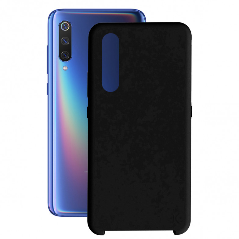 KSIX Soft Silicone Case For Xiaomi Mi 9 Black