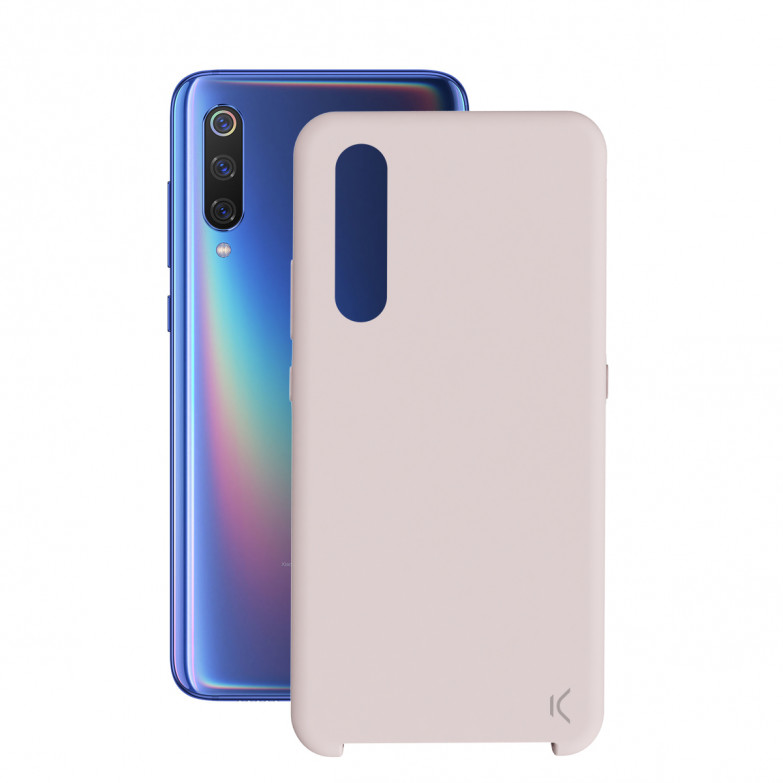 Funda para Xiaomi Mi 9, Semirrígida, Rosa