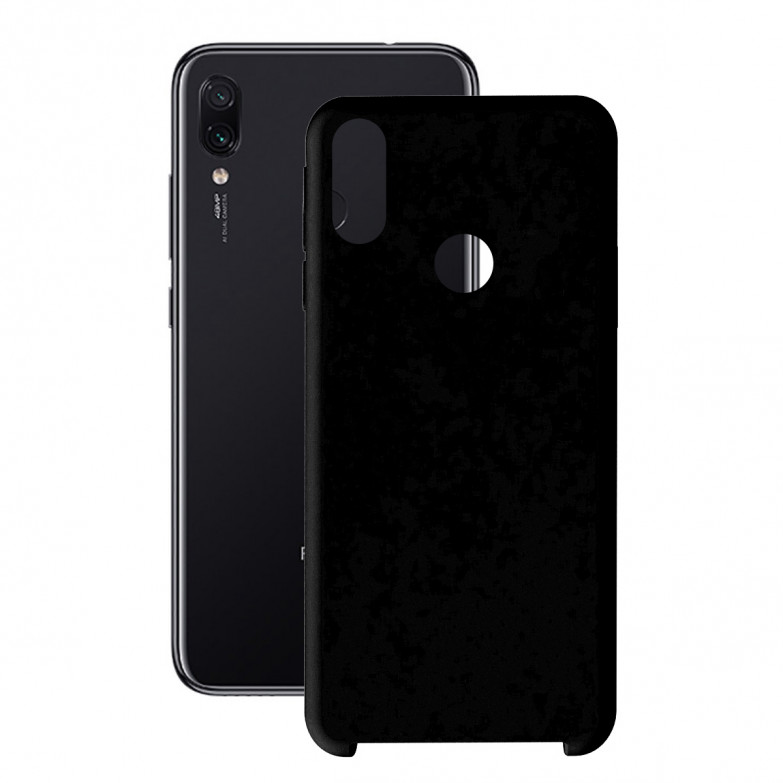 KSIX Soft Silicone Case For Xiaomi Redmi 7 Black