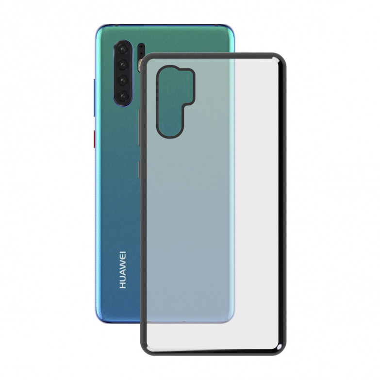 Funda para Huawei P30 Pro, Semirrígida, Transparente