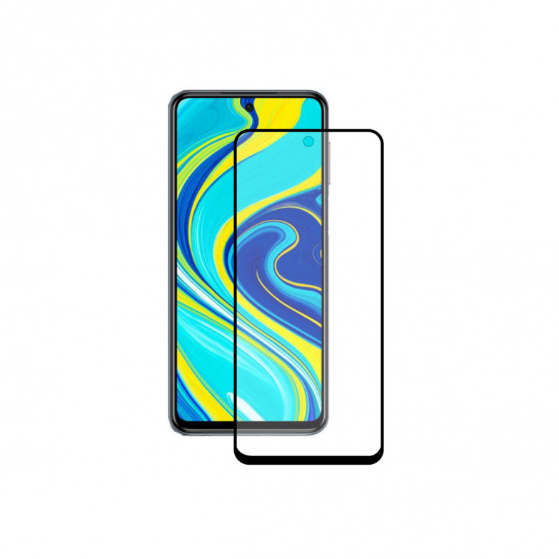 KSIX Full Glue 2.5d Protector Tempered Glass 9h For Xiaomi Redmi Note 9 Pro/Note 9s (1 Unit)