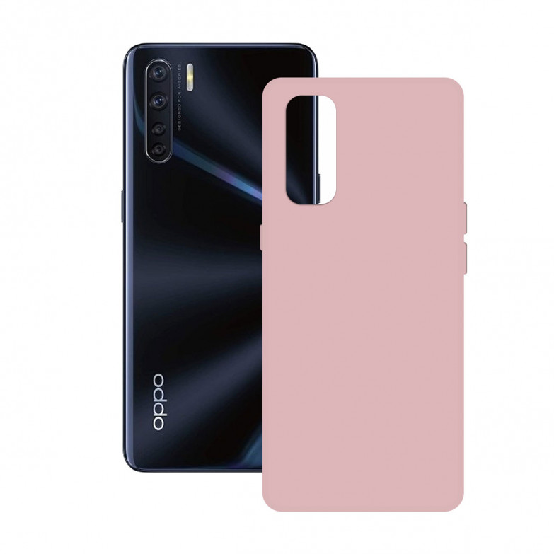 Silk Case For Oppo A91 Lite KSIX Pink