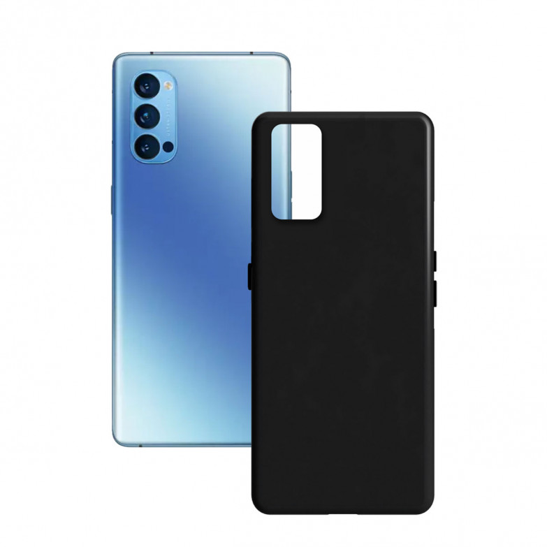 Funda para Oppo Reno 4 Pro, Flexible, Negro