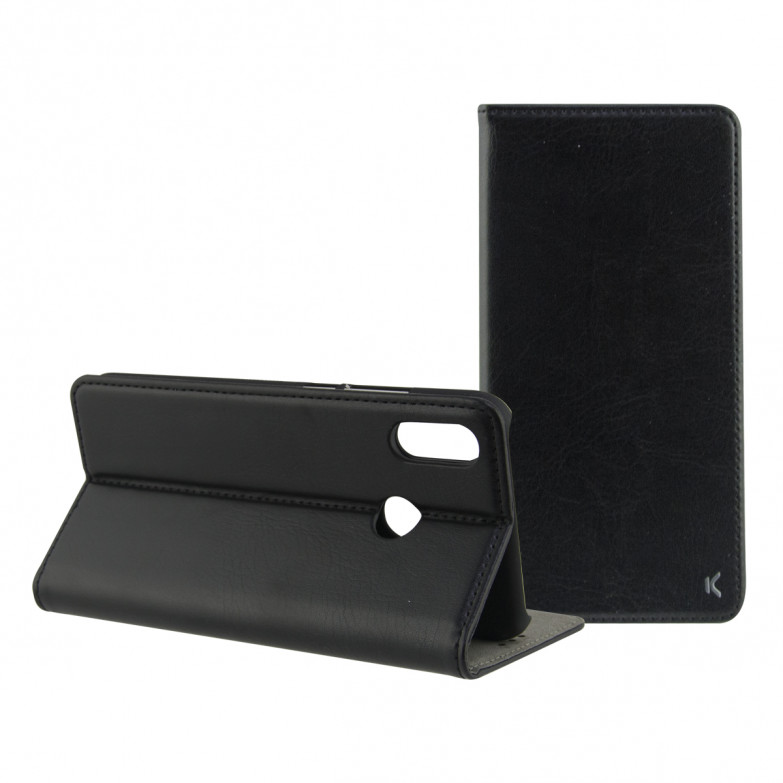 KSIX Slim Folio Case With Stand For Huawei P Smart Z Black