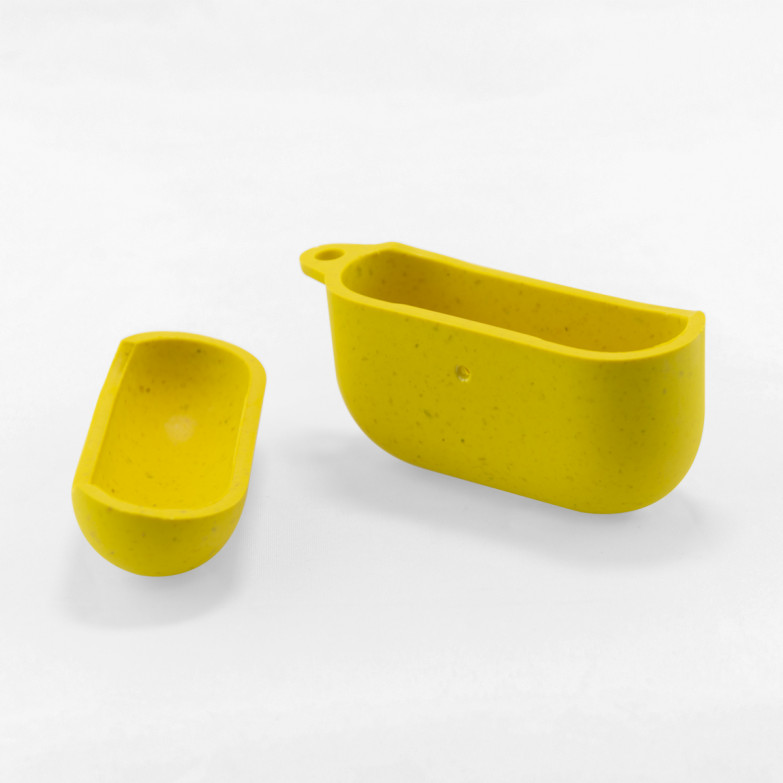 Funda Ecológica para Apple AirPods Pro, Semirrígida, Amarillo