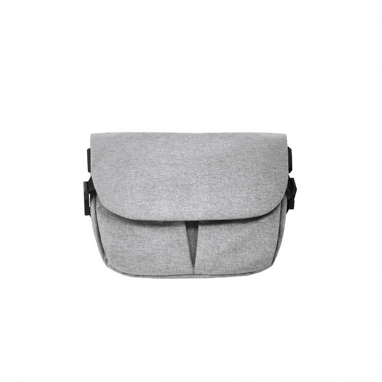 Bolsa bandolera eco KSIX, Poliéster reciclado, gris