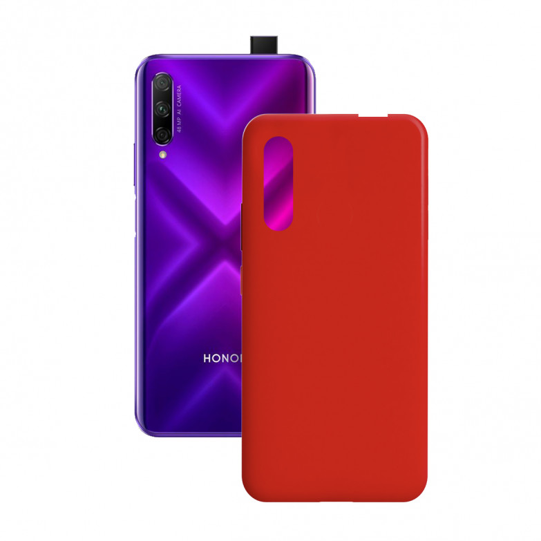 Funda para Honor 9X, Flexible, Rojo