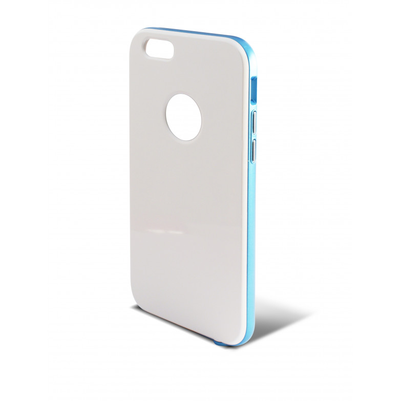 KSIX Hybrid Cover For Iphone 6 White Blue