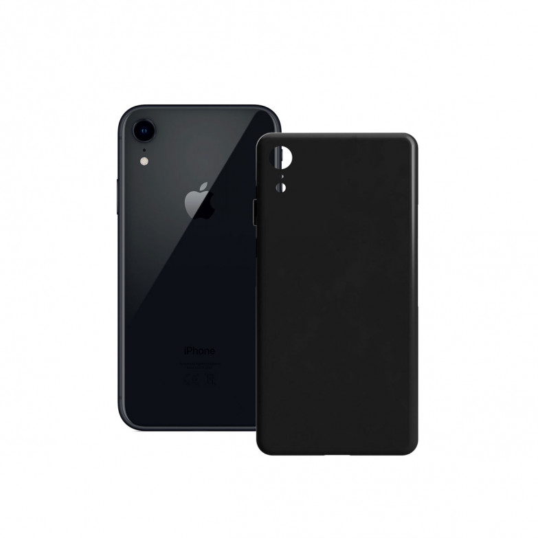 Funda para iPhone XR, Flexible, Negro