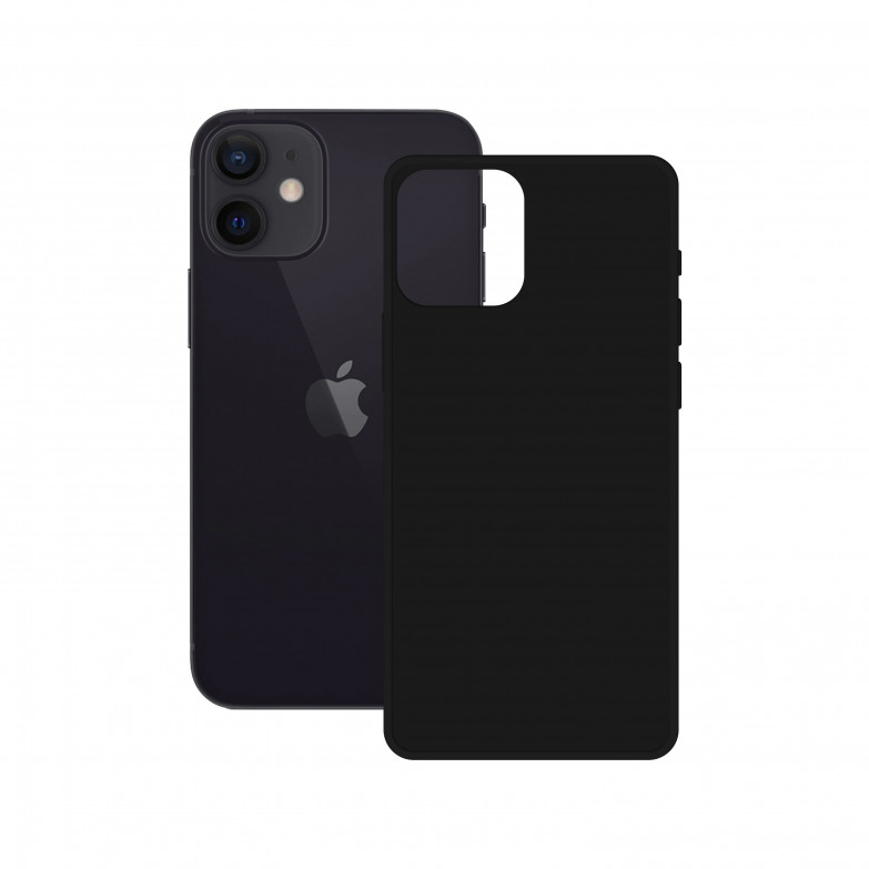 Funda Contact mate, iPhone 12 mini, TPU, Negra