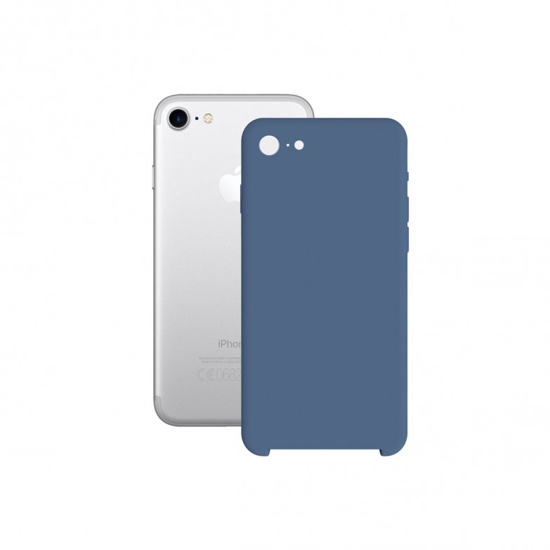 Funda para iPhone 7, iPhone 8, iPhone SE 2021, Semirrígida, Azul