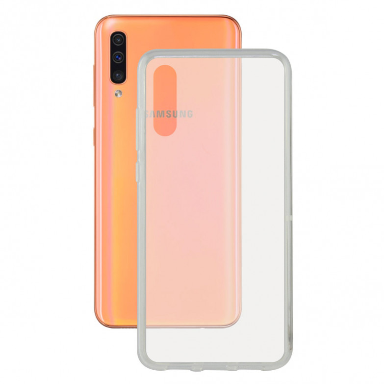 Funda para Samsung Galaxy A70, Flexible, Transparente