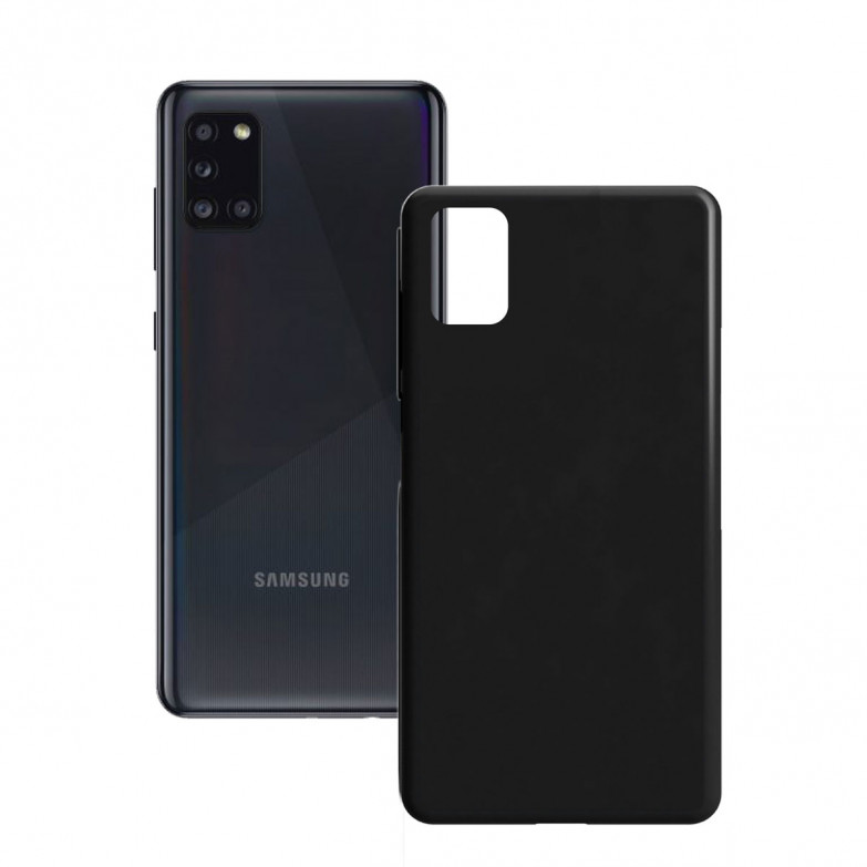 Silk Case For Galaxy A31 Contact Black