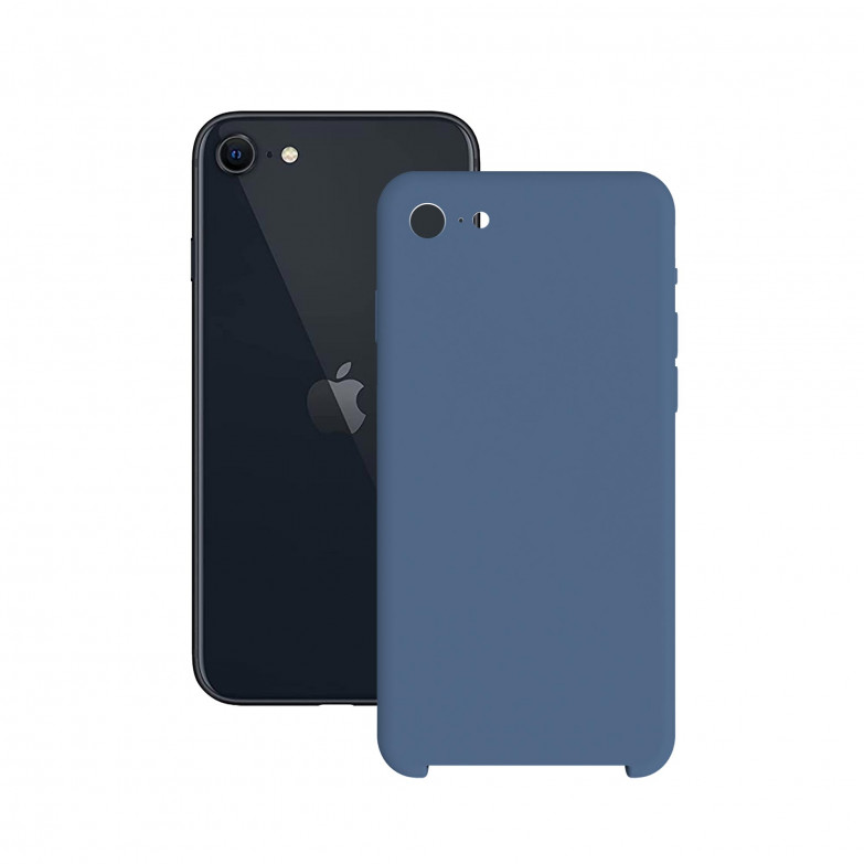 Funda para iPhone SE 2022, SE 2020, 8 y 7, Semirrígida, Azul