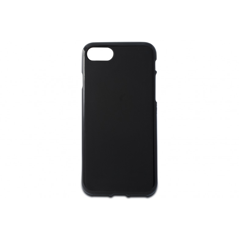 Funda para iPhone 7, 8, SE 2020, Semirrígida, Negro