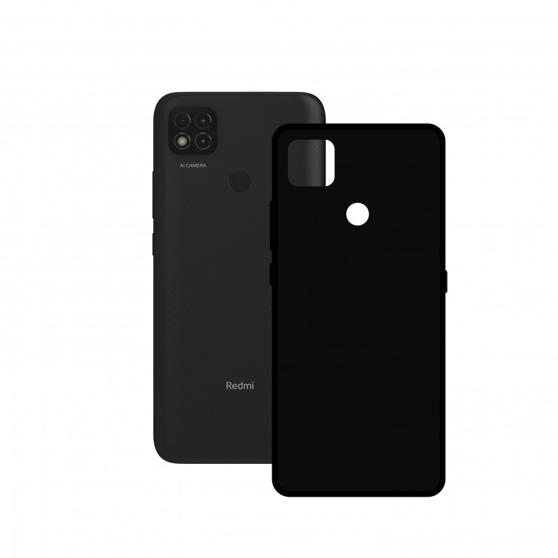 Funda Contact mate, Xiaomi Redmi 9C, TPU, Negra