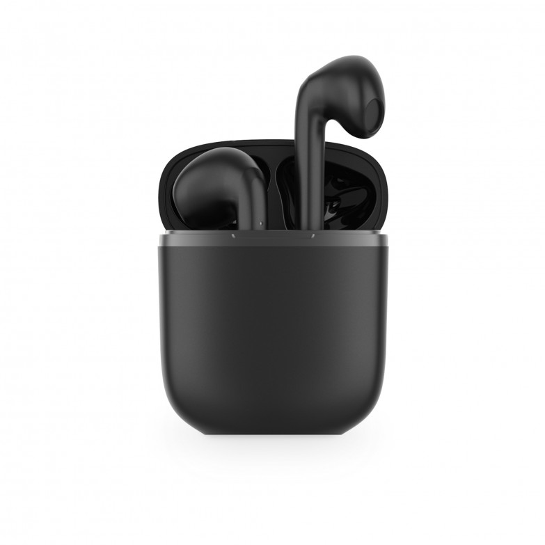 Contact Twins Pro wireless earphones, 5+12 h autonomy, Touch control, Calls, Black