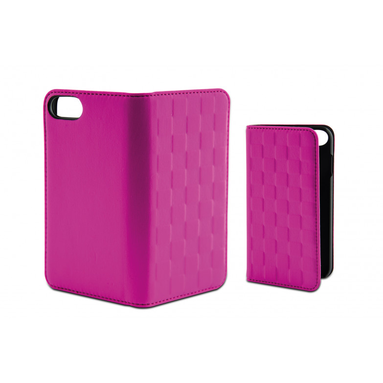 KSIX Soft Folio Case For Iphone 7 Plus Fuchsia