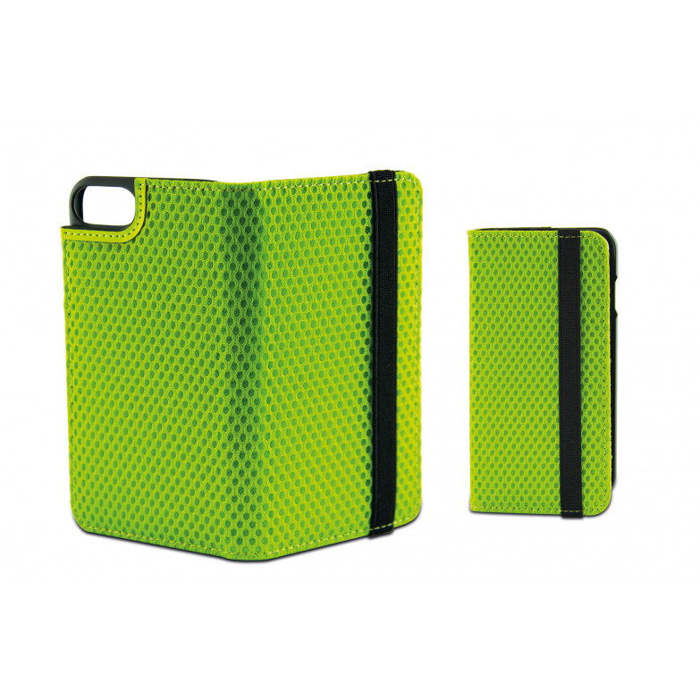 Funda con tapa para iPhone 7 Plus, iPhone 8 Plus, Semirrígida, Standing, Verde