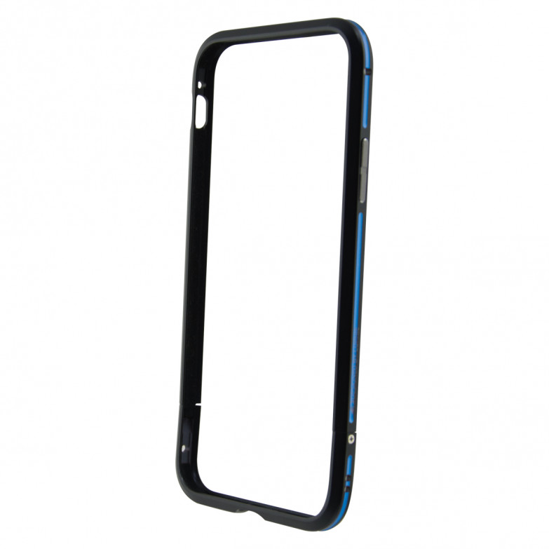 KSIX Aluminium Bumper For Iphone X, Xs Black And Blue