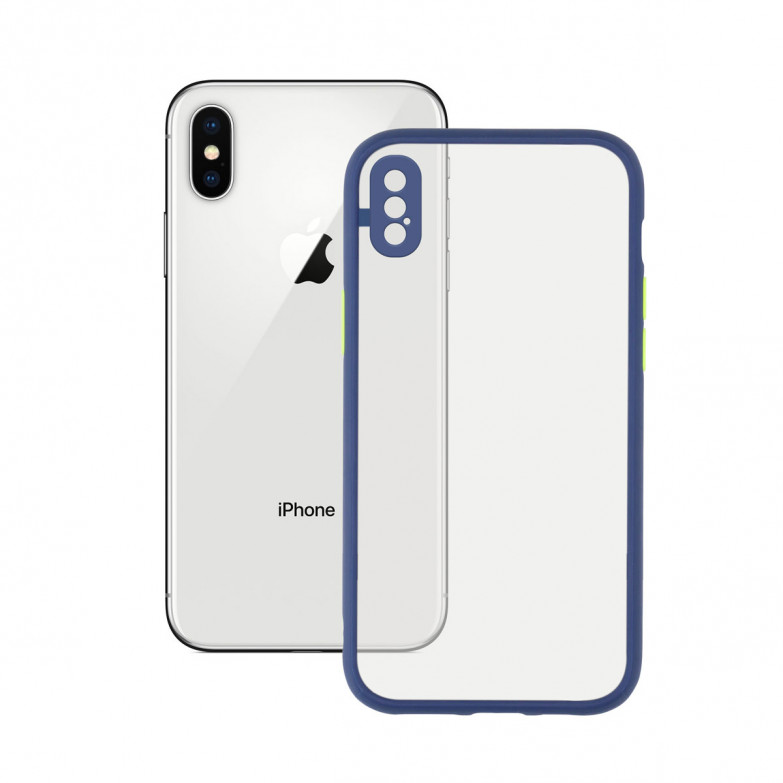 Funda para iPhone X, XS, Flexible, Azul