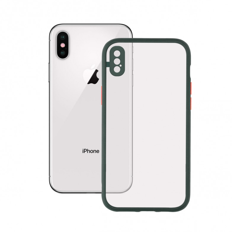 Funda para iPhone X, XS, Flexible, Verde