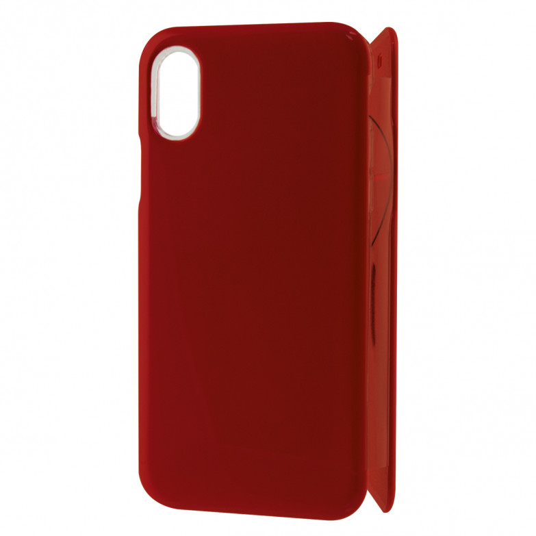 Funda para iPhone X, iPhone XS, Semirrígida, Rojo