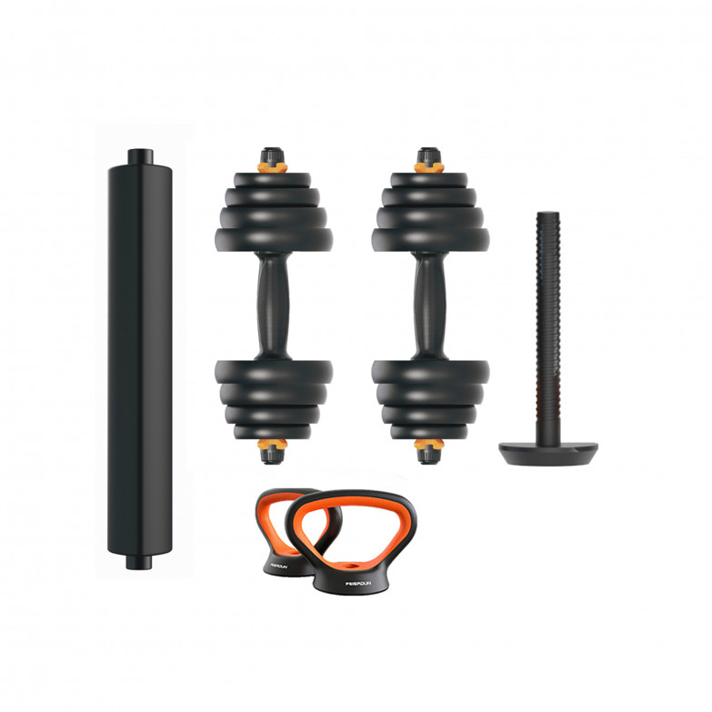 Xiaomi Fed 30 Kg Dumbbell + Barbell + Kettlebell Kit V2