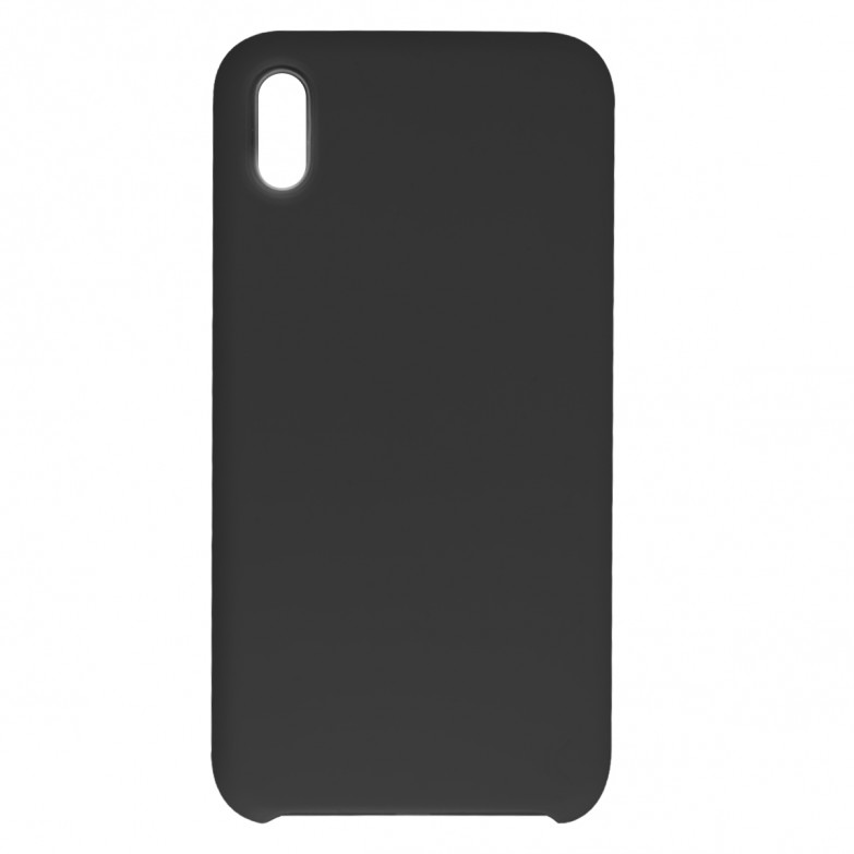 Funda para iPhone XS Max, Semirrígida, Negro