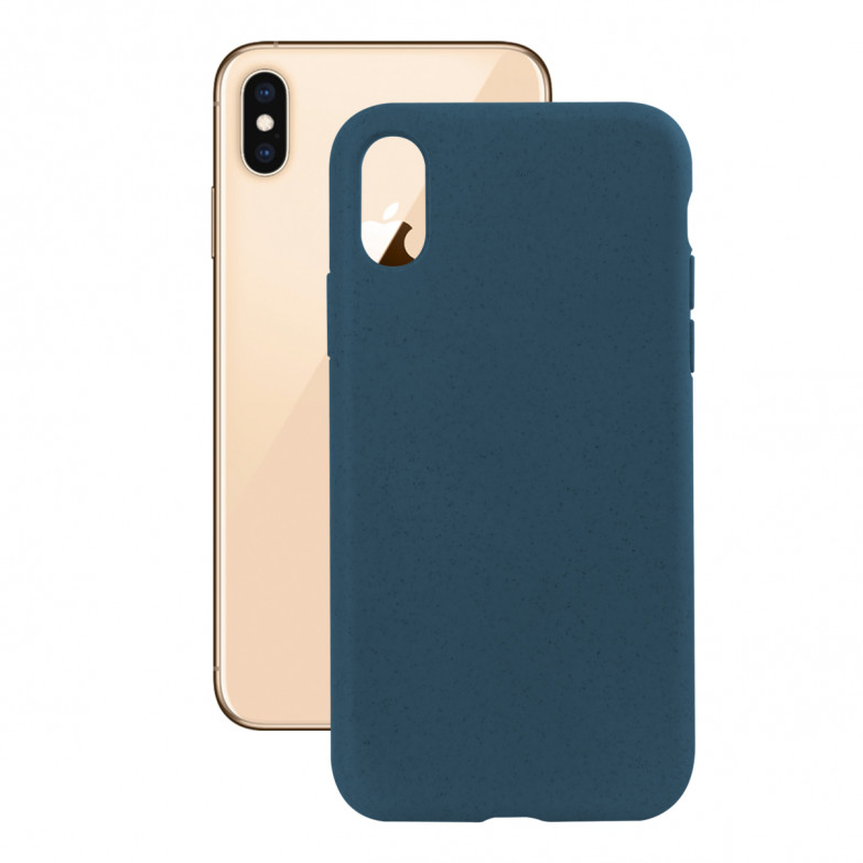 Funda Ecológica para iPhone XS Max, Semirrígida, Azul