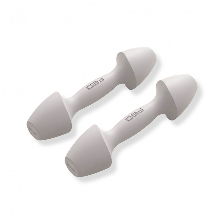 Kit 2 mancuernas fitness Xiaomi FED, total 2,7kg, Diseño Premium, Multifunción, Gris