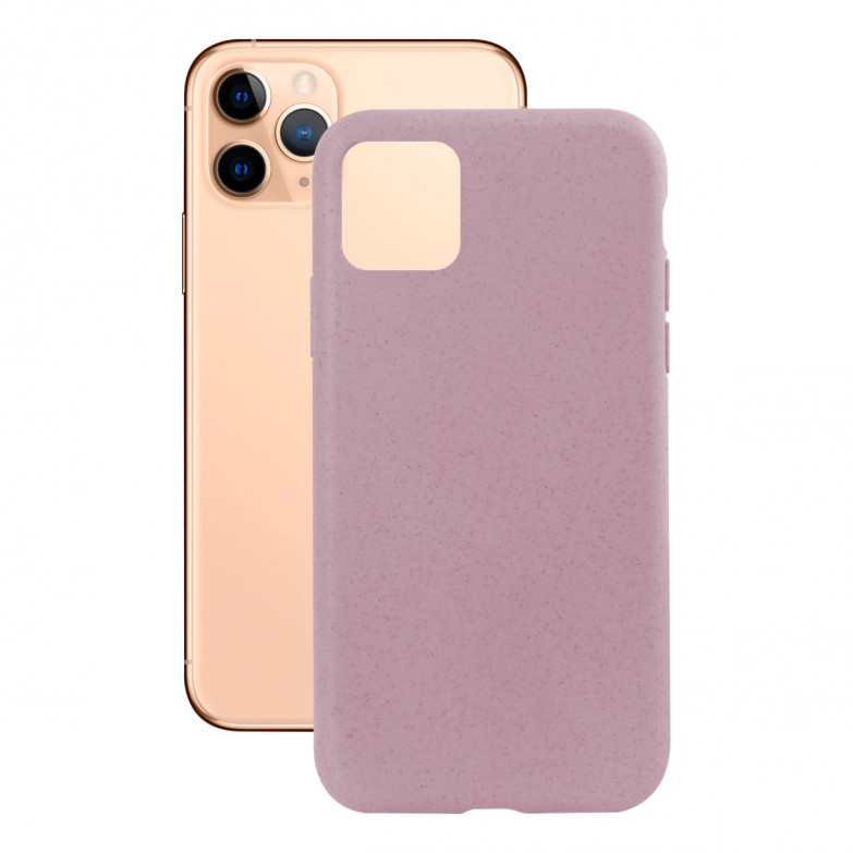 Funda Ecológica para iPhone 11 Pro, Semirrígida, Rosa