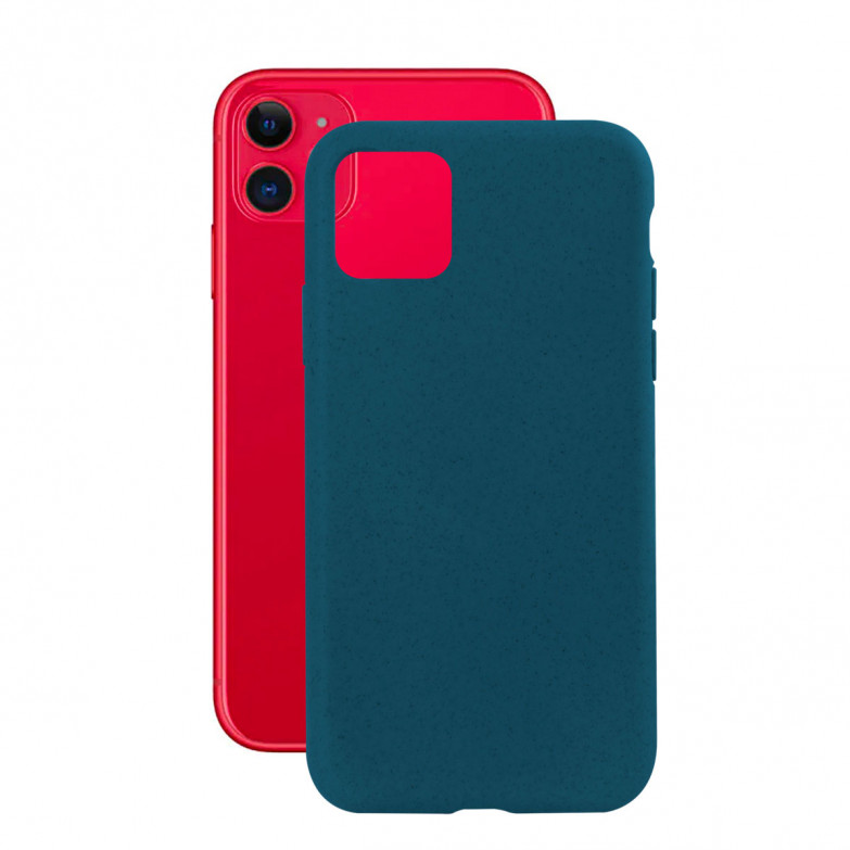 Funda Ecológica para iPhone 11, Semirrígida, Azul