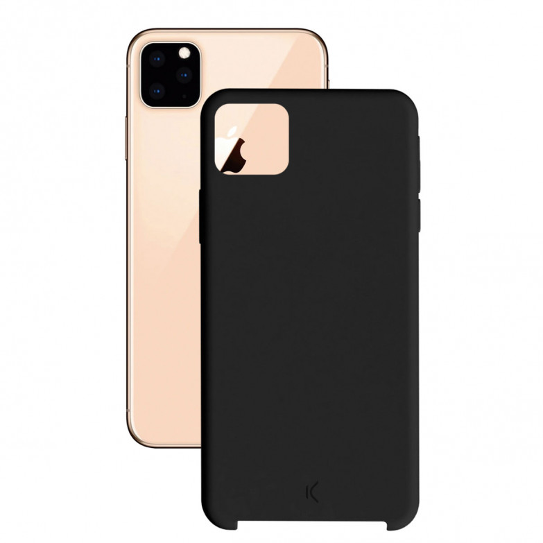 Funda para iPhone 11 Pro Max, Semirrígida, Negro