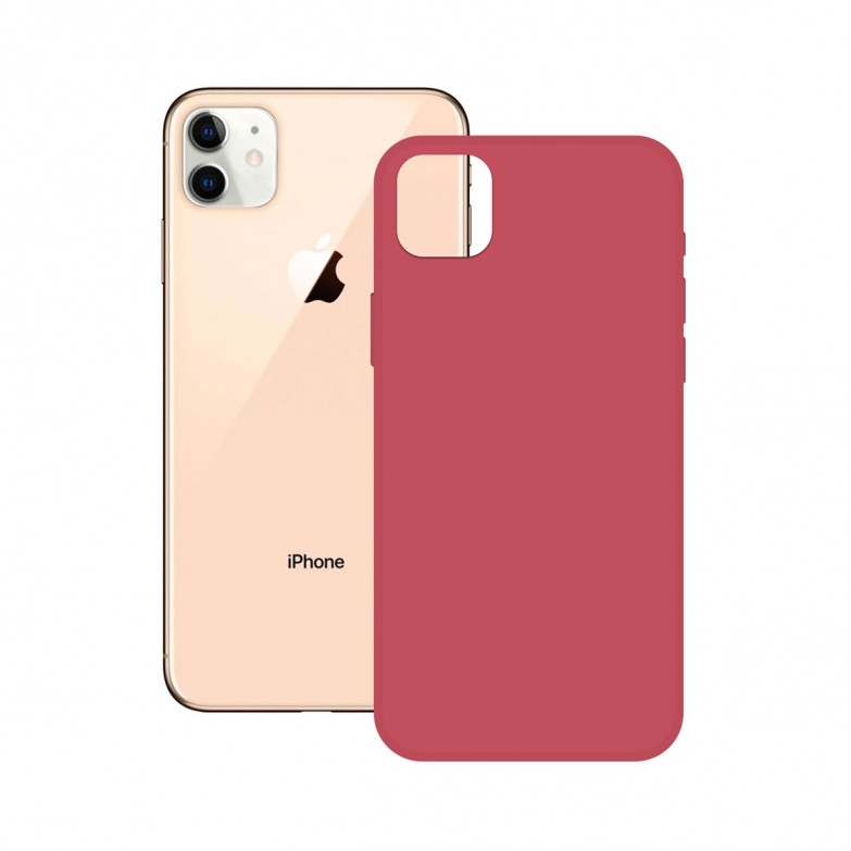 Funda para iPhone 12 Mini, Semirrígida, Fucsia