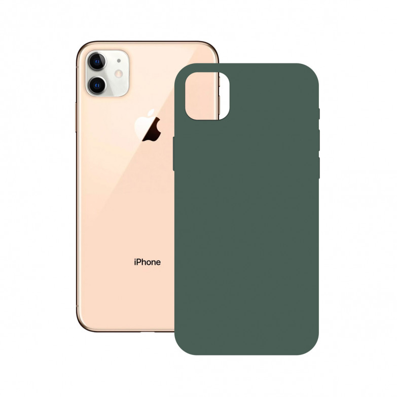 Funda para iPhone 12 Mini, Semirrígida, Verde