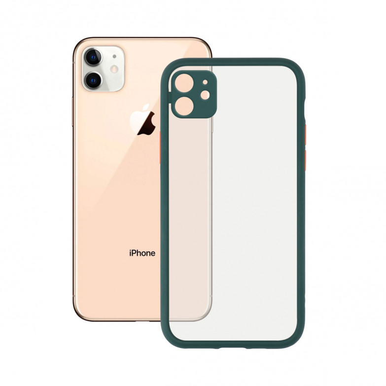 Funda para iPhone 12 Mini, Semirrígida, Verde