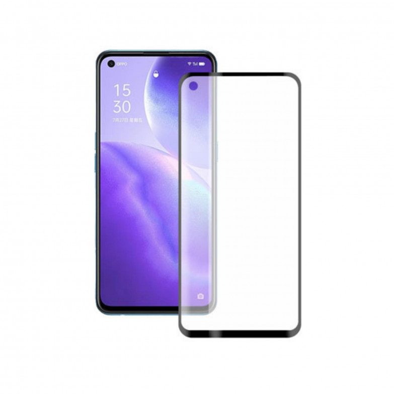 2.5d Full Glue Protector For Oppo Find X3 Lite Tempered Glass 9h KSIX With Black Edge (1 Unit)