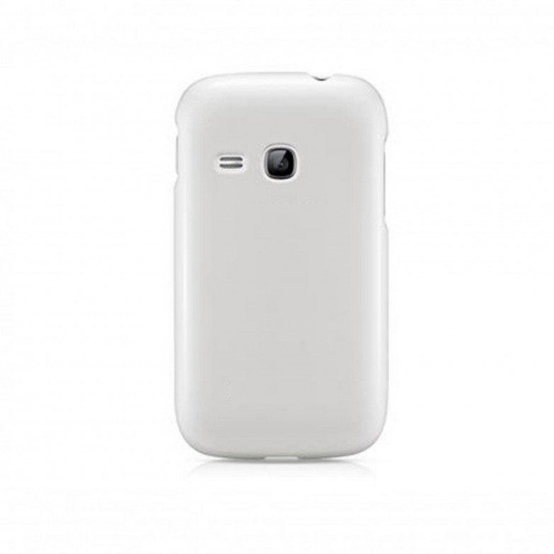 Funda para Samsung Galaxy Young S6310, Rígida, Blanco