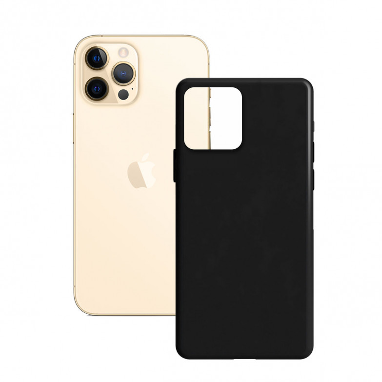 Funda para iPhone 12, Pro, Rígida, Negro