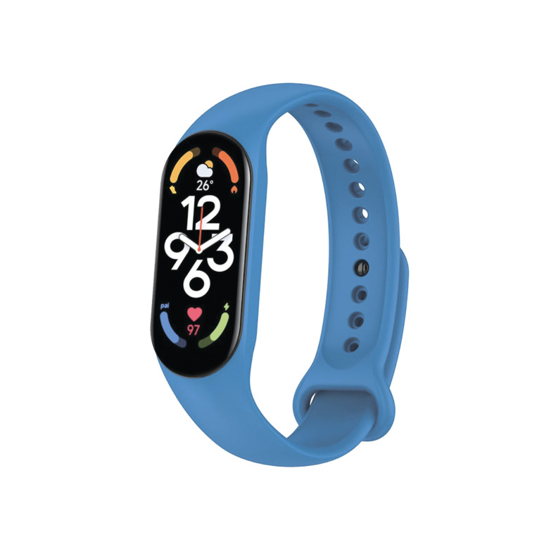 Contact TPU strap for Xiaomi Smart Band 7, Blue