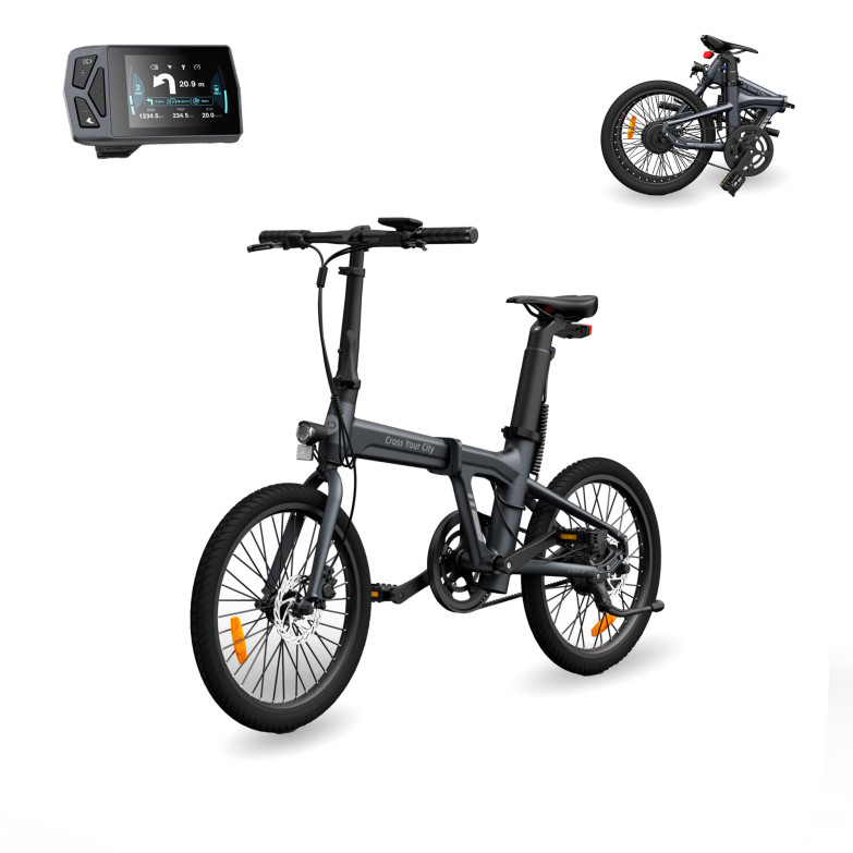 Hydraulic brakes folding online bike